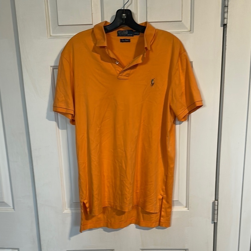Polo by Ralph Lauren Men’s Orange Polo size large